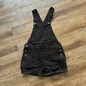 Old Navy Black overalls (short)